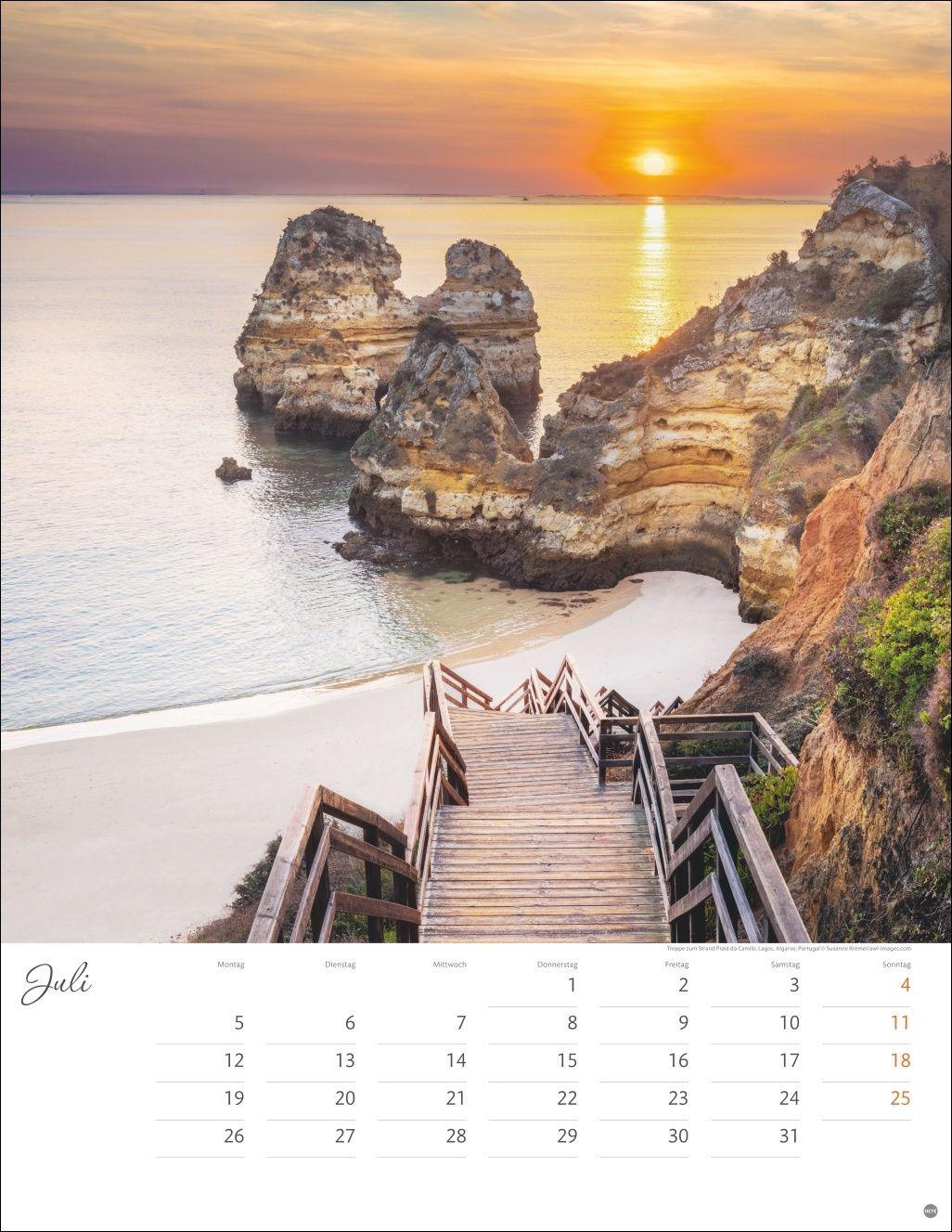 Beispielinhalt (Bild) Wege zum Träumen Posterkalender 2027