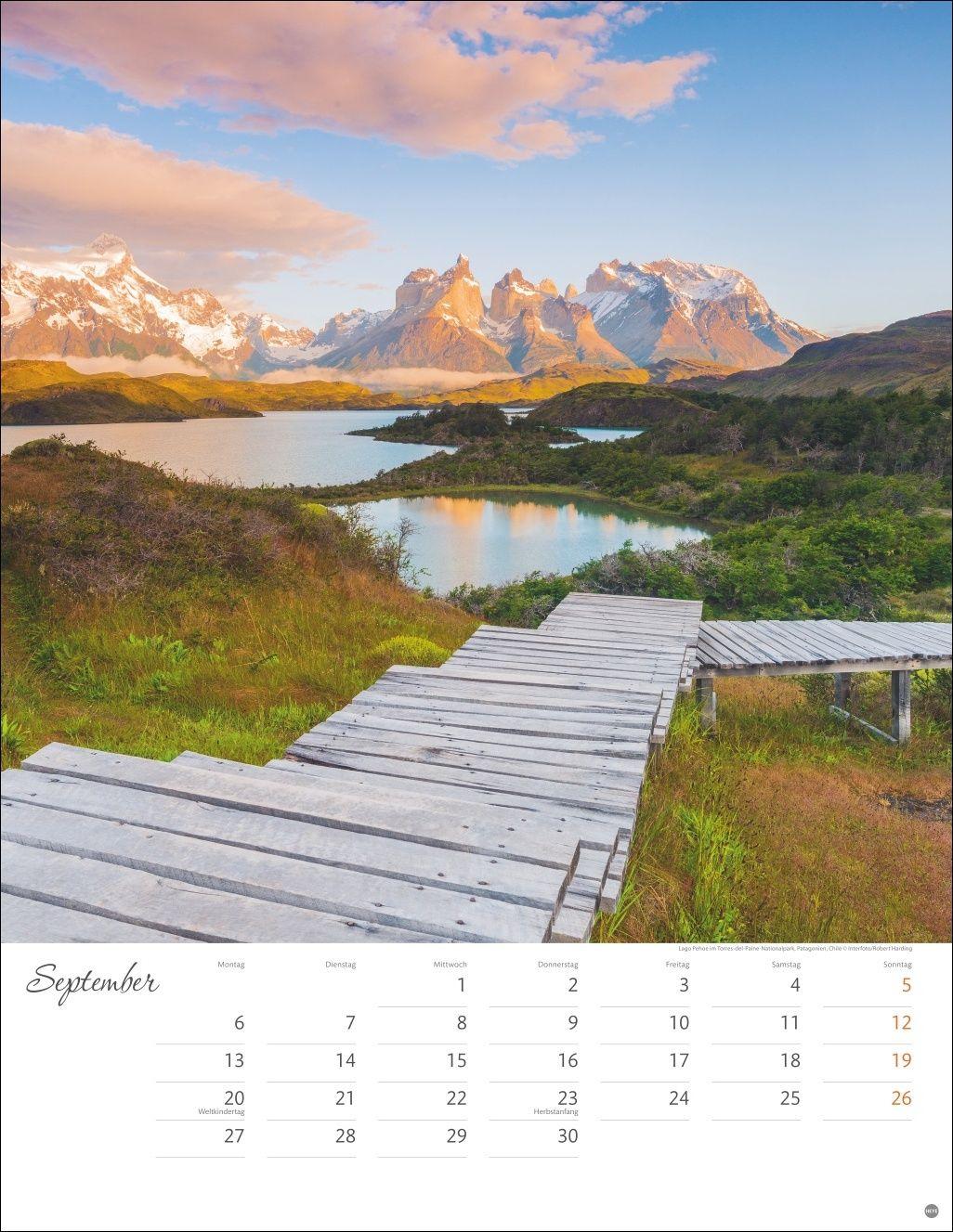 Beispielinhalt (Bild) Wege zum Träumen Posterkalender 2027