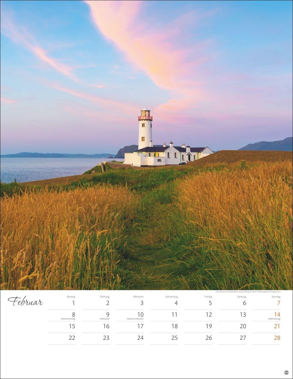 Beispielinhalt (Bild) Wege zum Träumen Posterkalender 2027