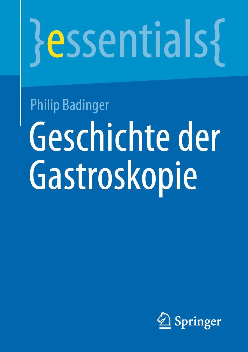 Vorderes Coverbild Geschichte der Gastroskopie