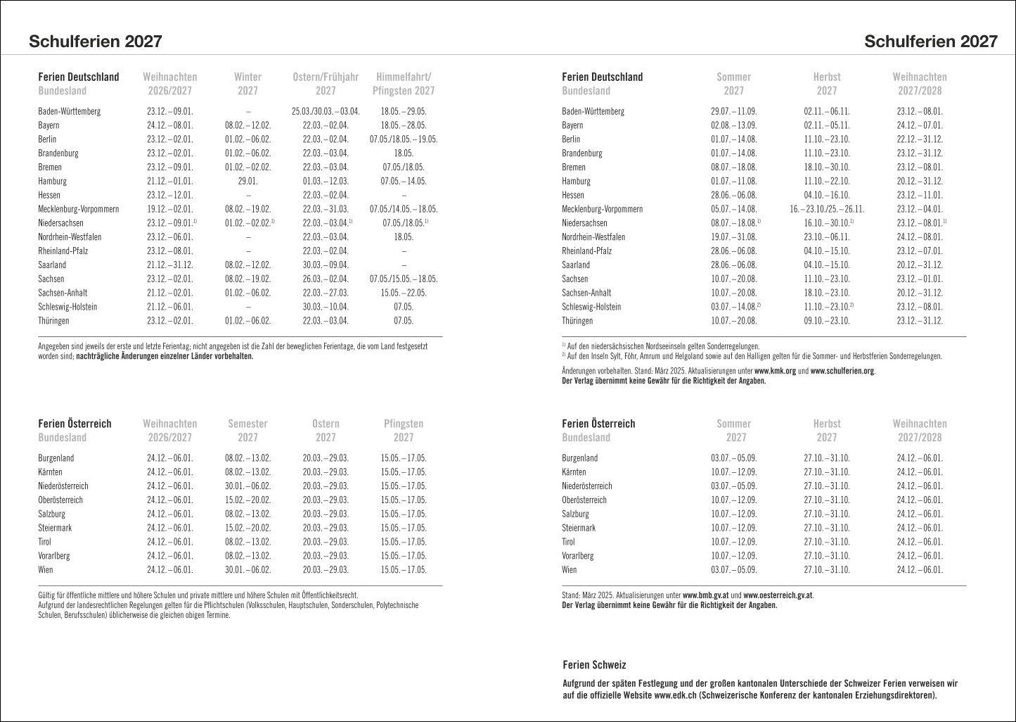 Beispielinhalt (Bild) Terminer A5, Struktur schwarz 2027