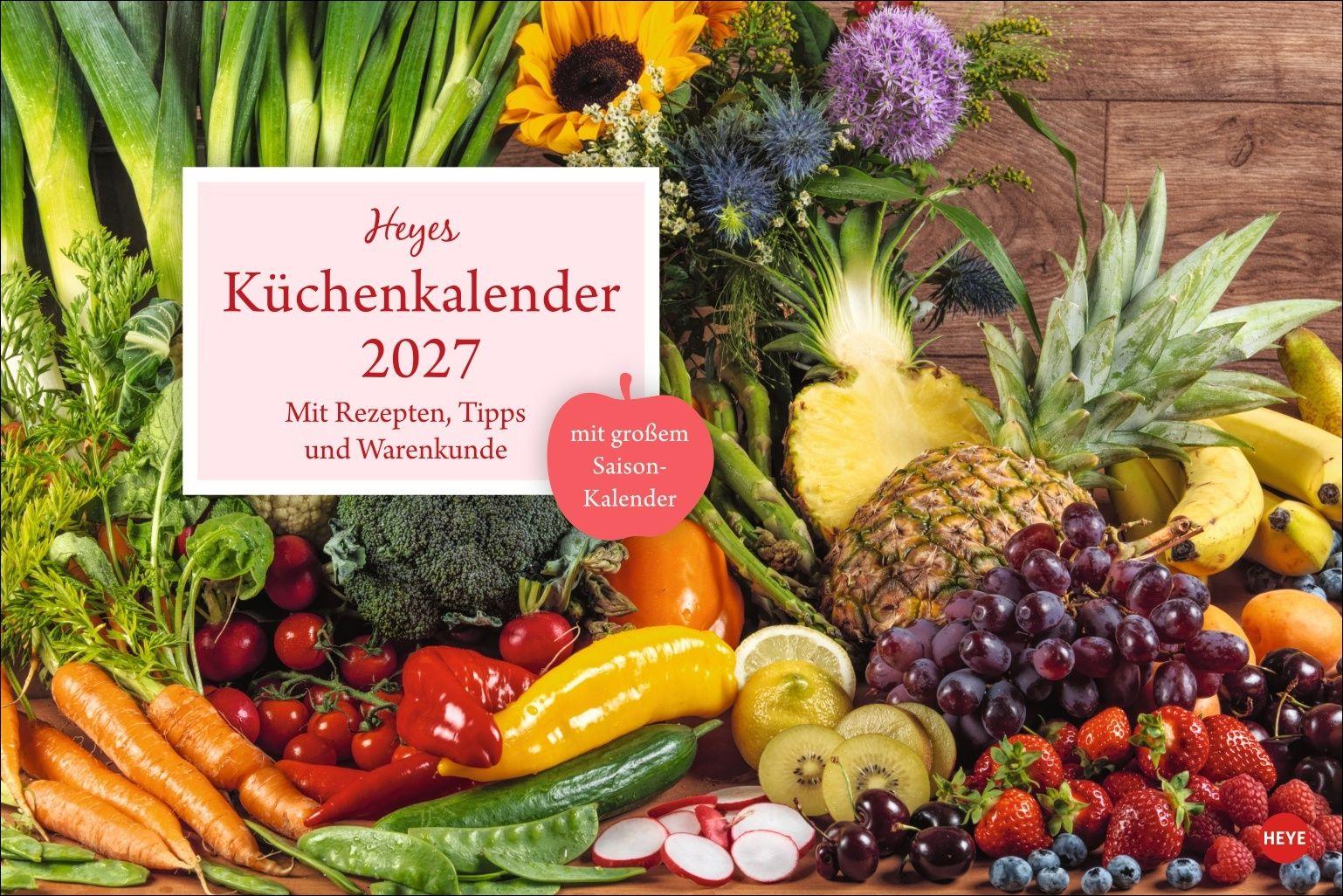 Vorderes Coverbild Küchenkalender Broschur XL 2027