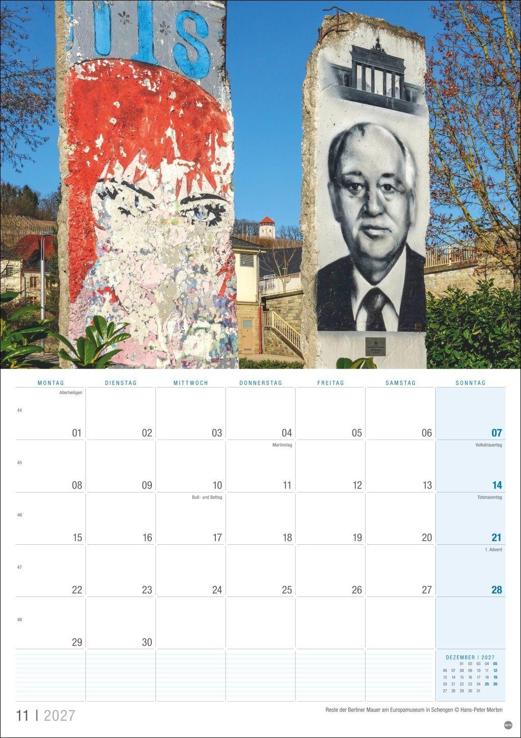 Beispielinhalt (Bild) Luxemburg Planer 2027