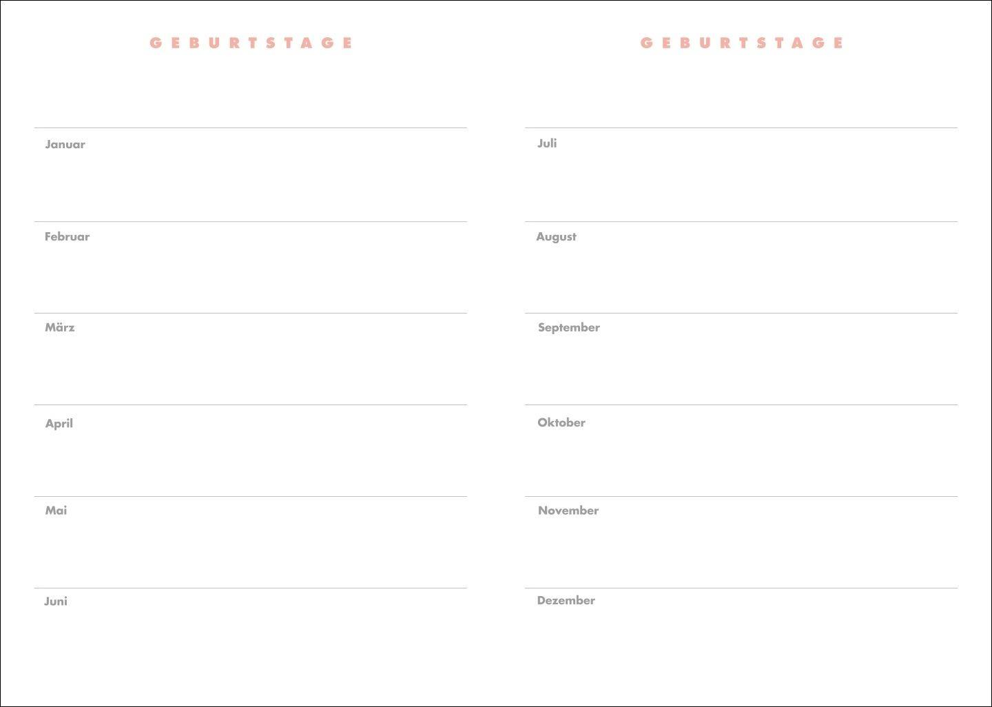 Beispielinhalt (Bild) Lady Terminkalender A6 2027