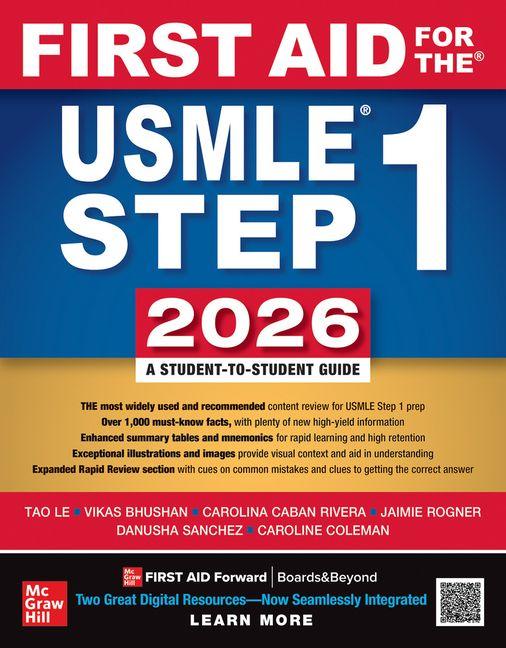 Vorderes Coverbild First Aid for the USMLE Step 1 2026