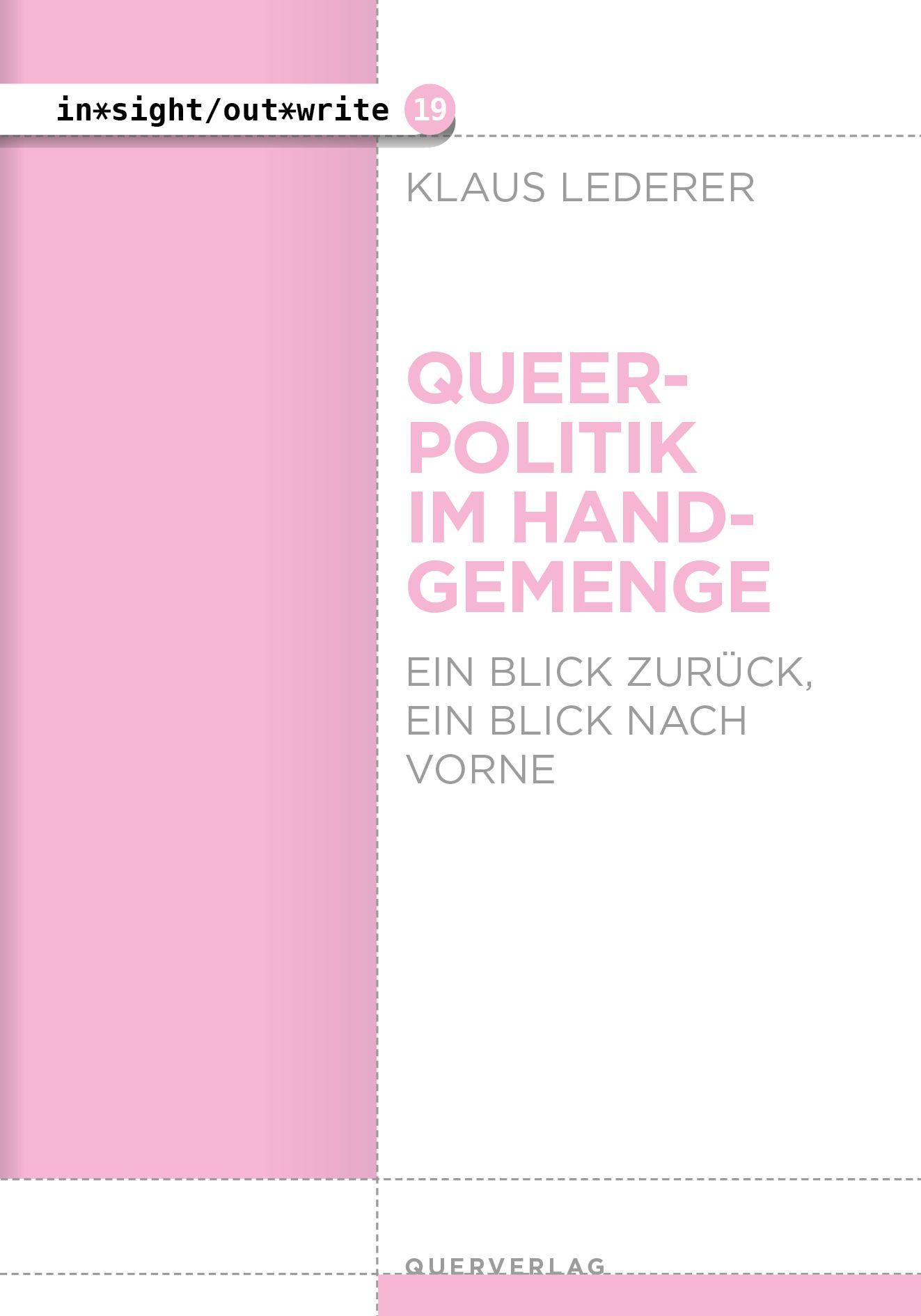 Vorderes Coverbild Queerpolitik im Handgemenge