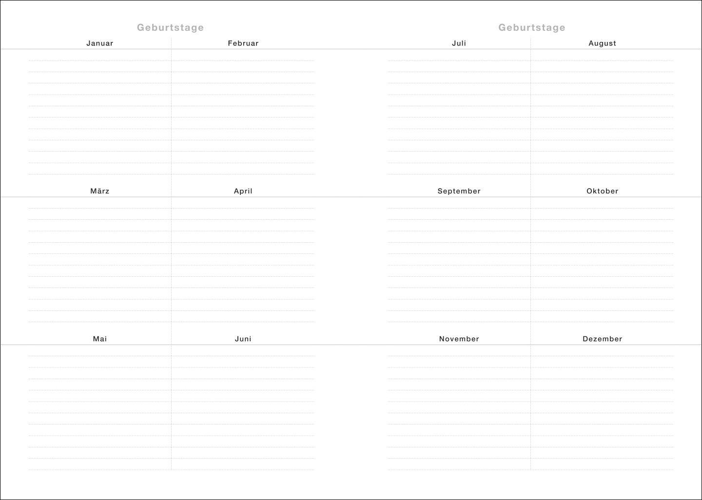 Beispielinhalt (Bild) Terminer A6, Leinen sand 2027
