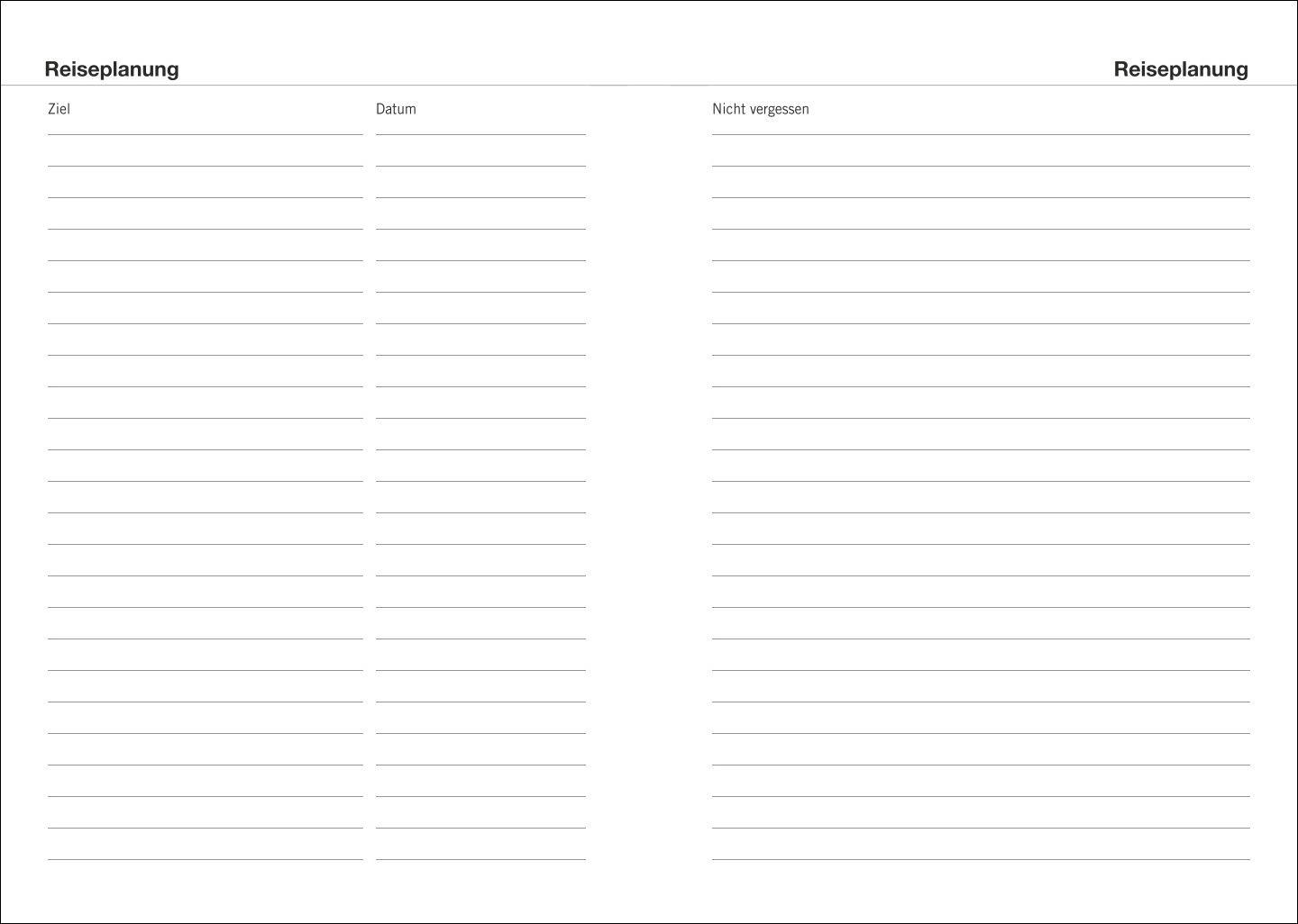 Beispielinhalt (Bild) Terminer A6, Leinen sand 2027