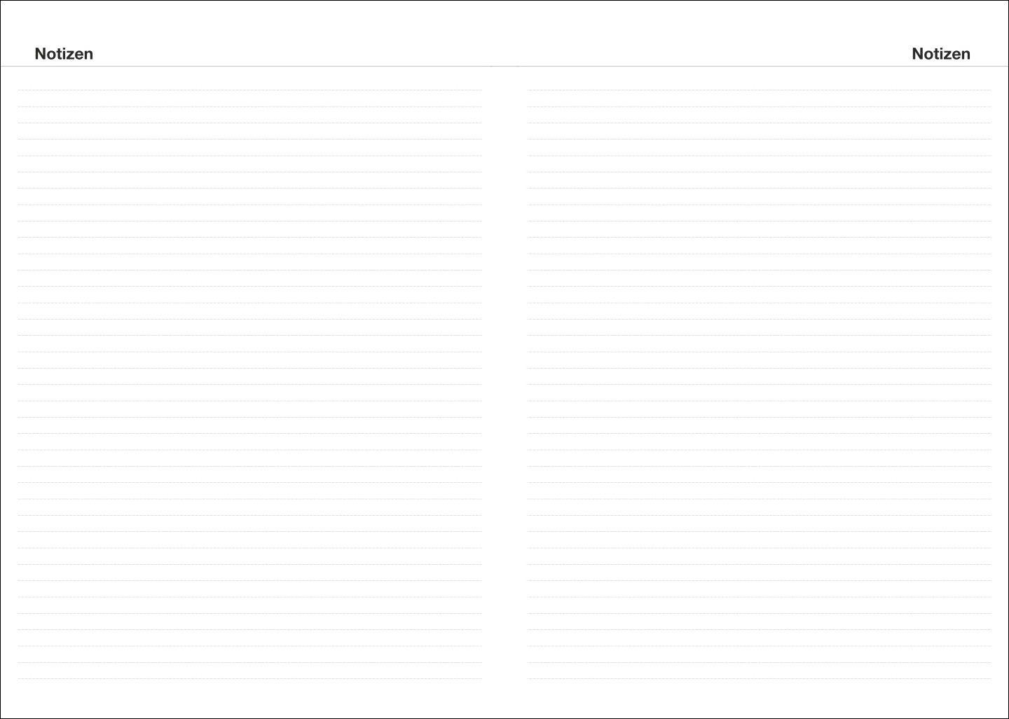 Beispielinhalt (Bild) Terminer A6, Leinen sand 2027