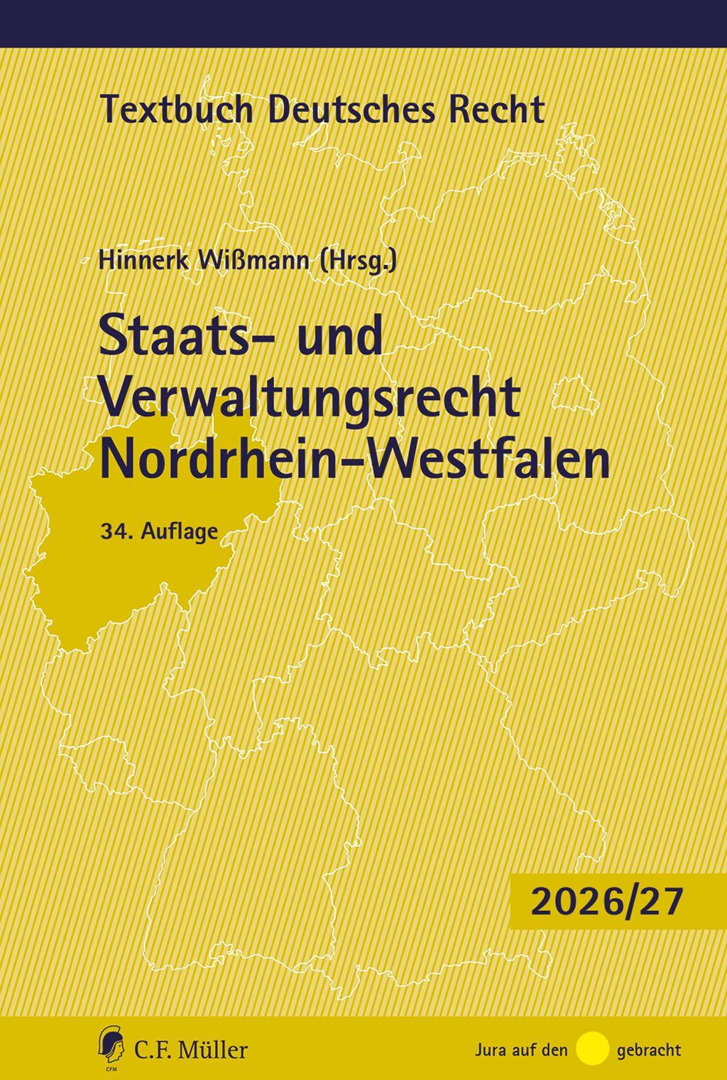 Vorderes Coverbild Staats- und Verwaltungsrecht Nordrhein-Westfalen