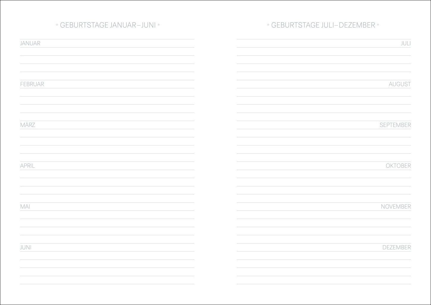 Beispielinhalt (Bild) Design Diary Frida 2027