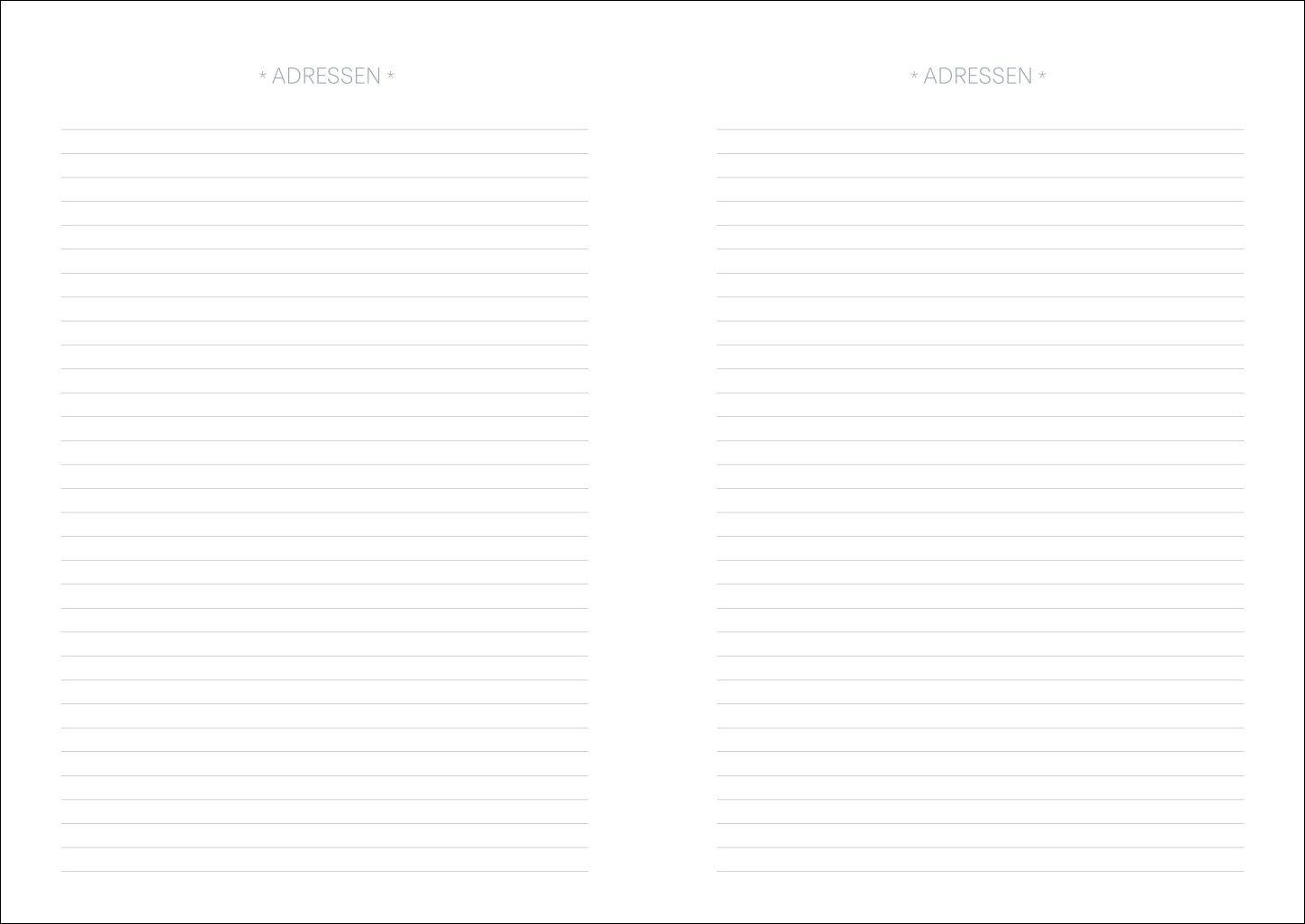 Beispielinhalt (Bild) Design Diary Frida 2027