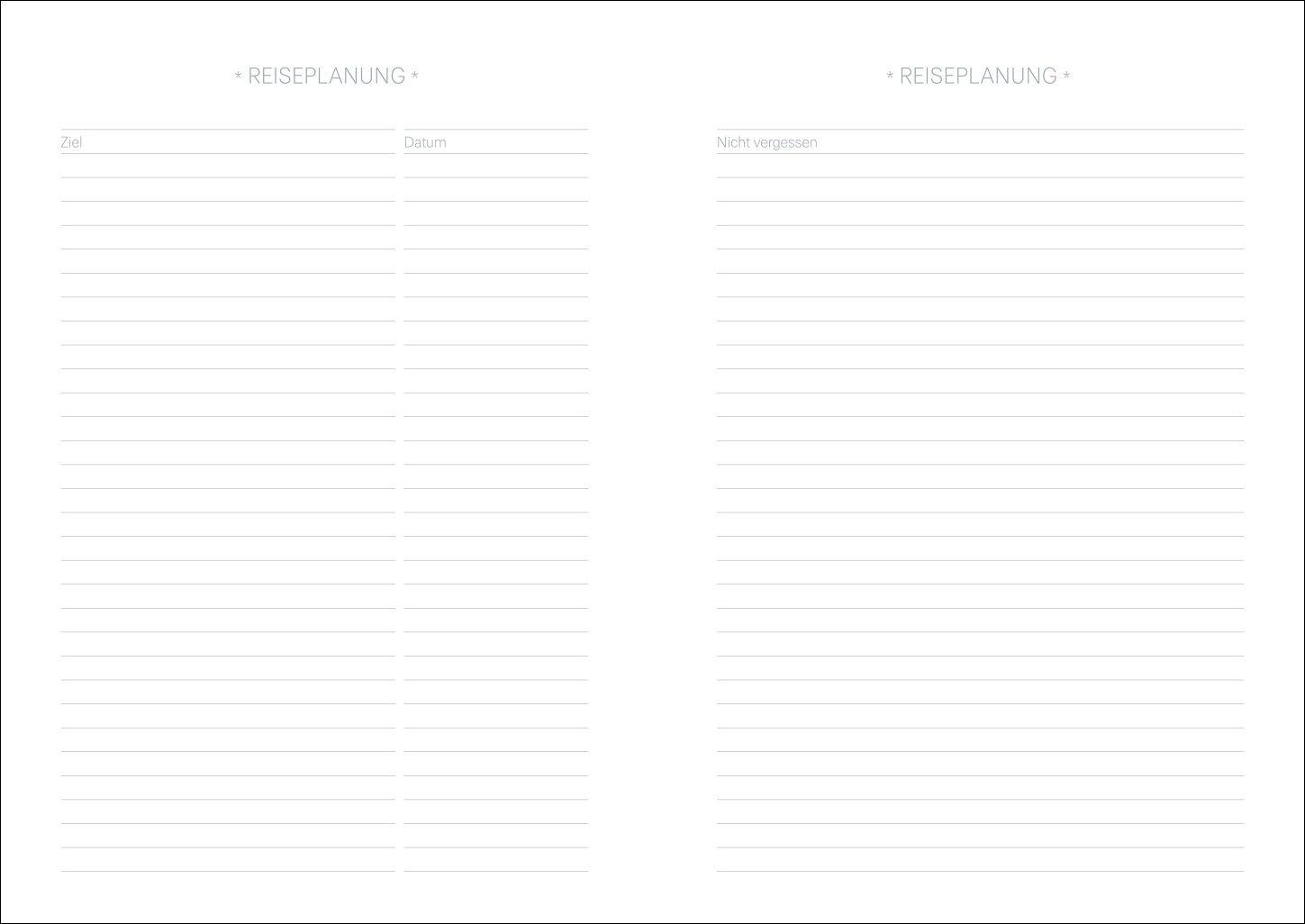 Beispielinhalt (Bild) Design Diary Frida 2027