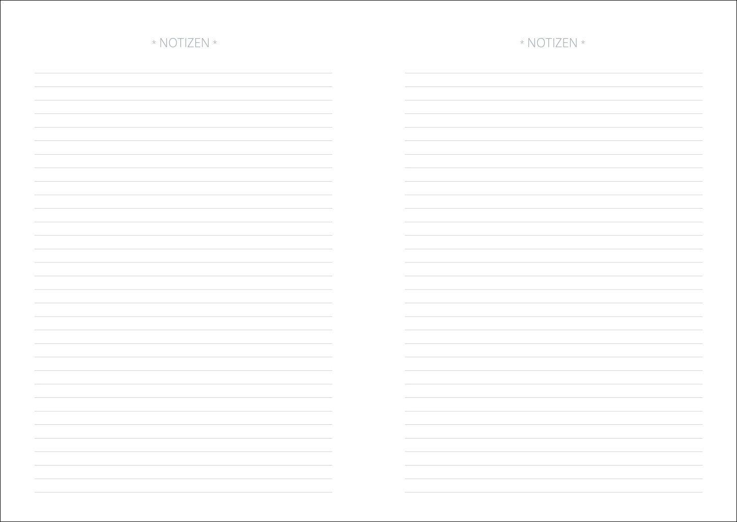 Beispielinhalt (Bild) Design Diary Frida 2027