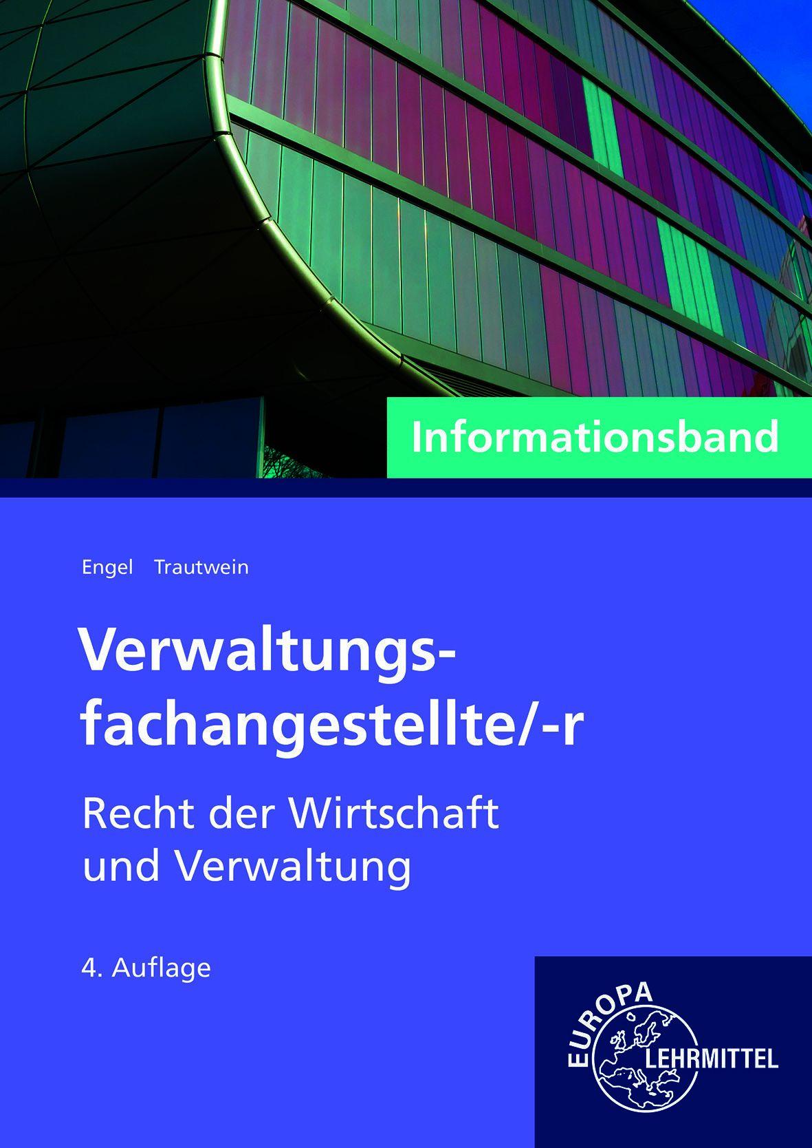 Vorderes Coverbild Verwaltungsfachangestellte/-r - Recht der Wirtschaft und Verwaltung