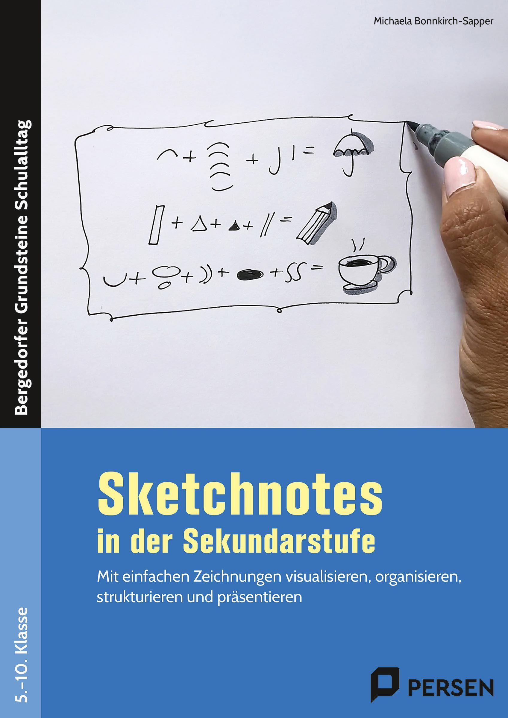 Vorderes Coverbild Sketchnotes in der Sekundarstufe