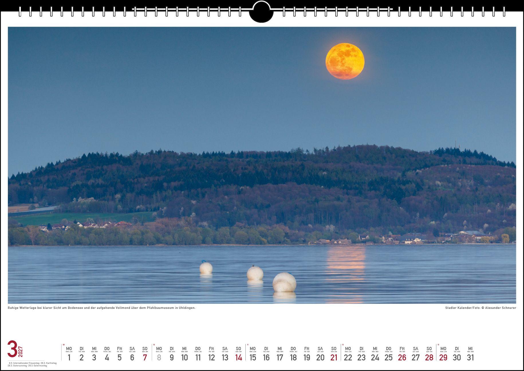 Beispielinhalt (Bild) Wetterstimmungen am Bodensee 2027