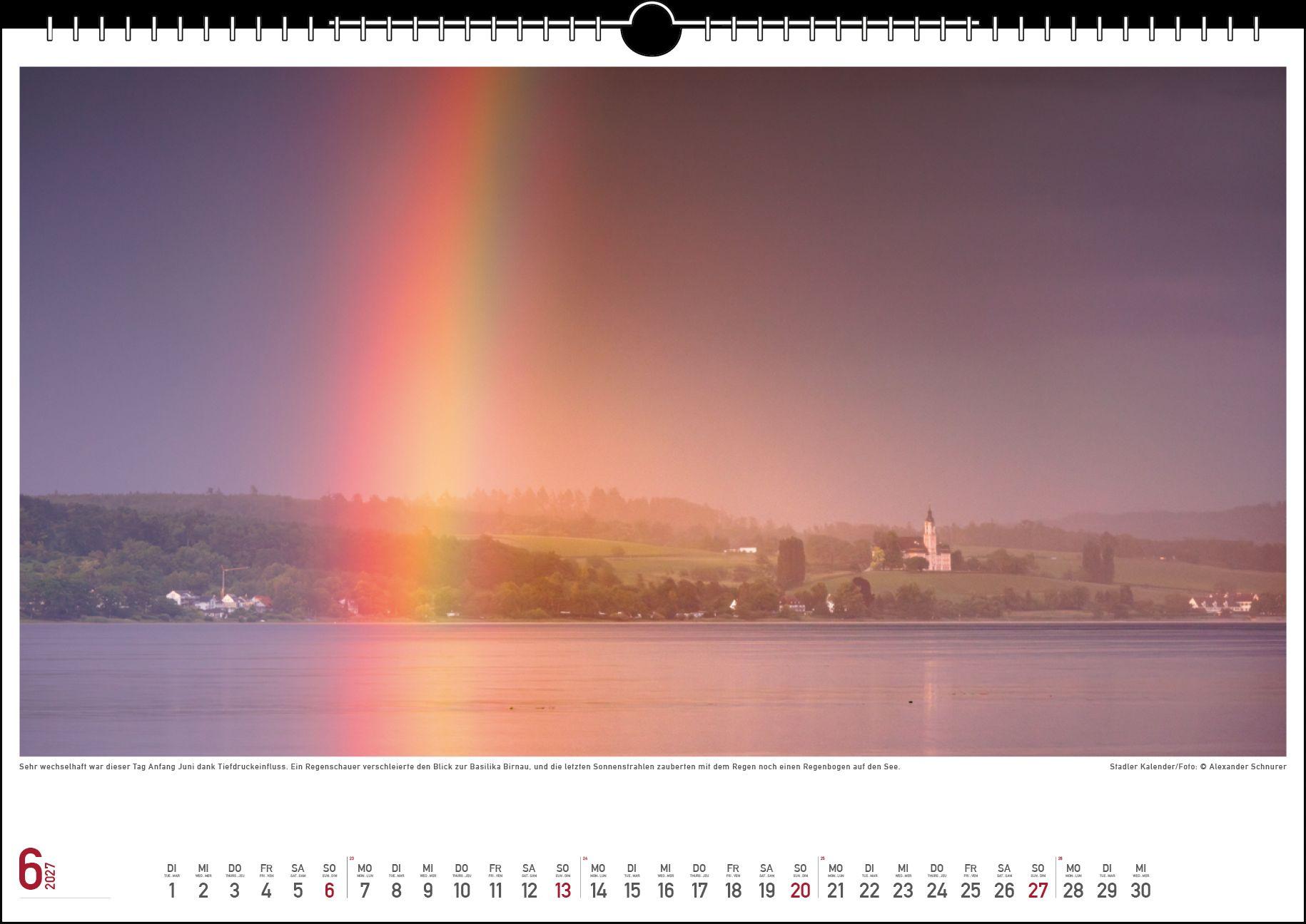 Beispielinhalt (Bild) Wetterstimmungen am Bodensee 2027