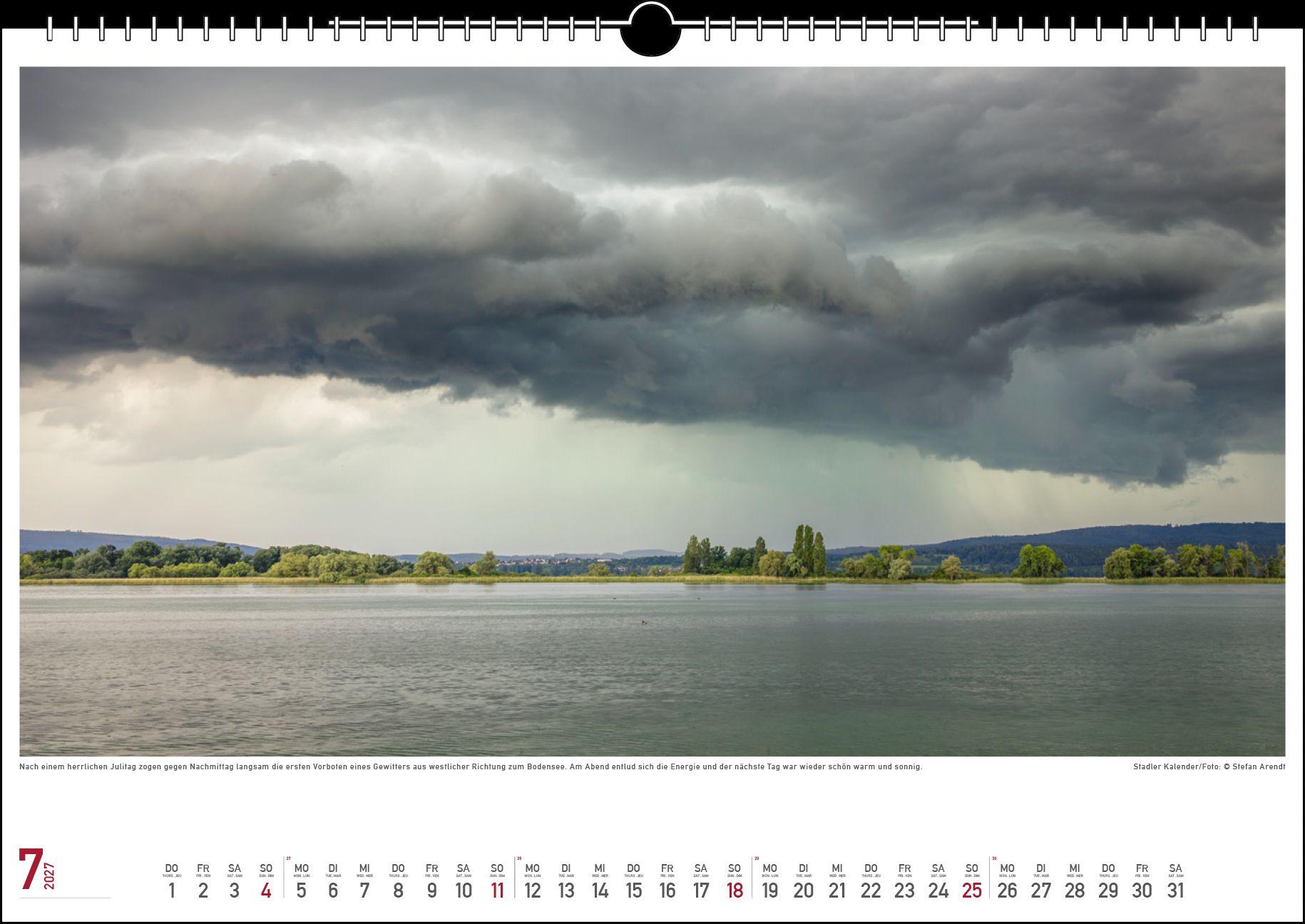 Beispielinhalt (Bild) Wetterstimmungen am Bodensee 2027