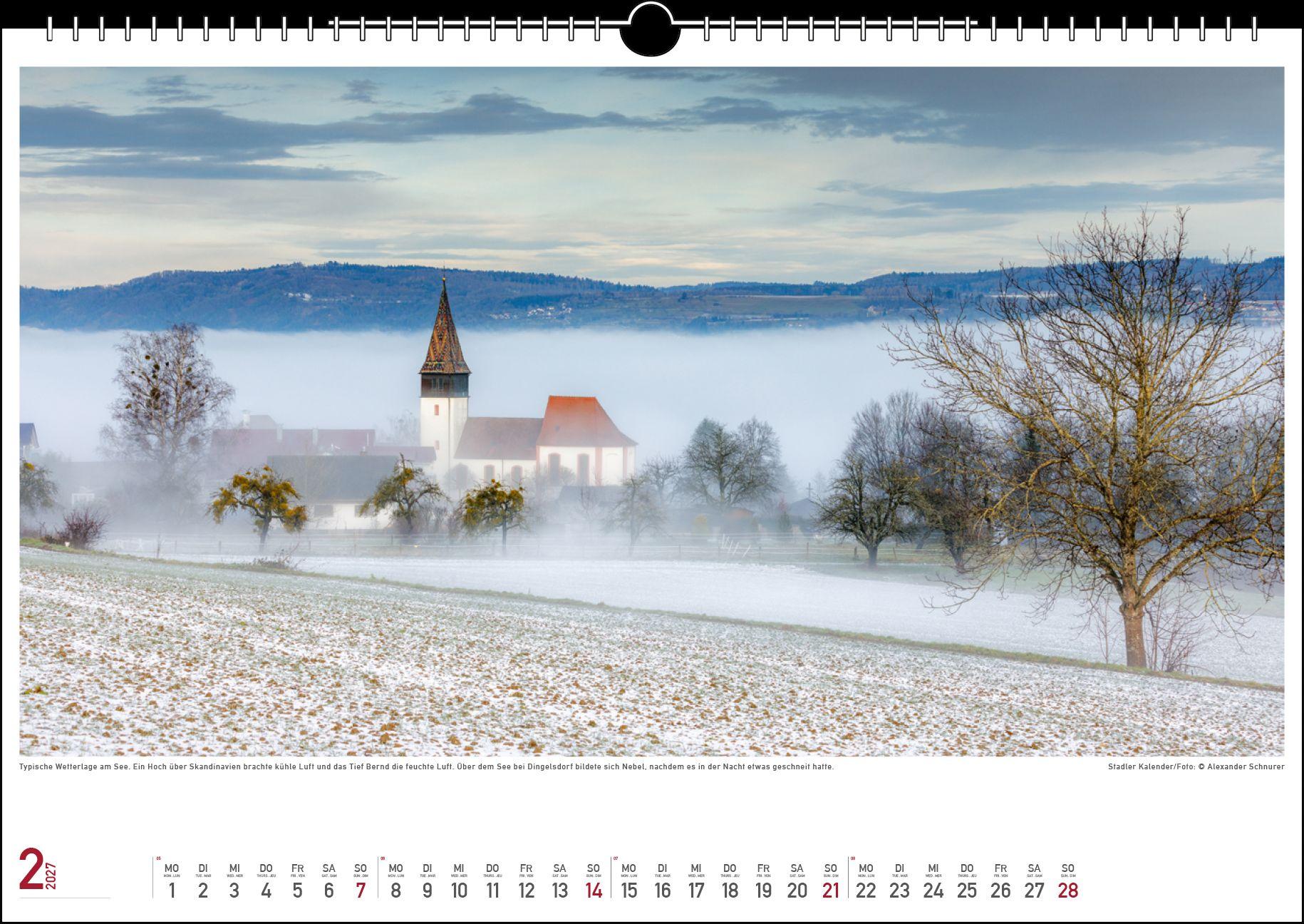 Beispielinhalt (Bild) Wetterstimmungen am Bodensee 2027