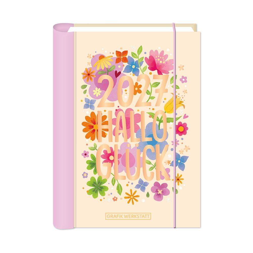 Vorderes Coverbild Terminplaner 2027 Hallo Glück