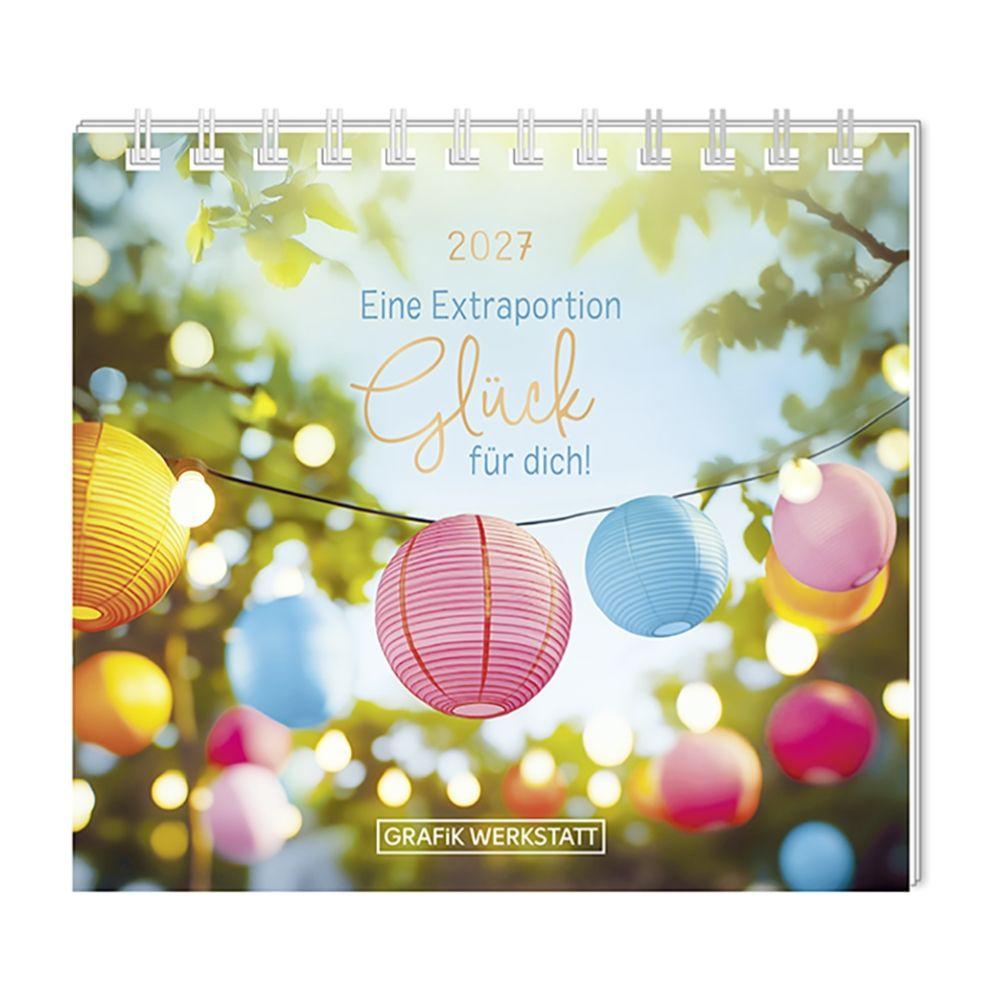 Vorderes Coverbild Mini-Kalender 2027 Eine Extraportion Glück für dich!