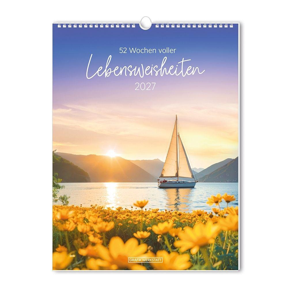 Vorderes Coverbild Wochenkalender 2027 LebensWeisheiten