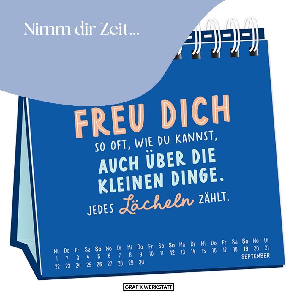 Beispielinhalt (Bild) Tischkalender 2027 Nimm dir Zeit