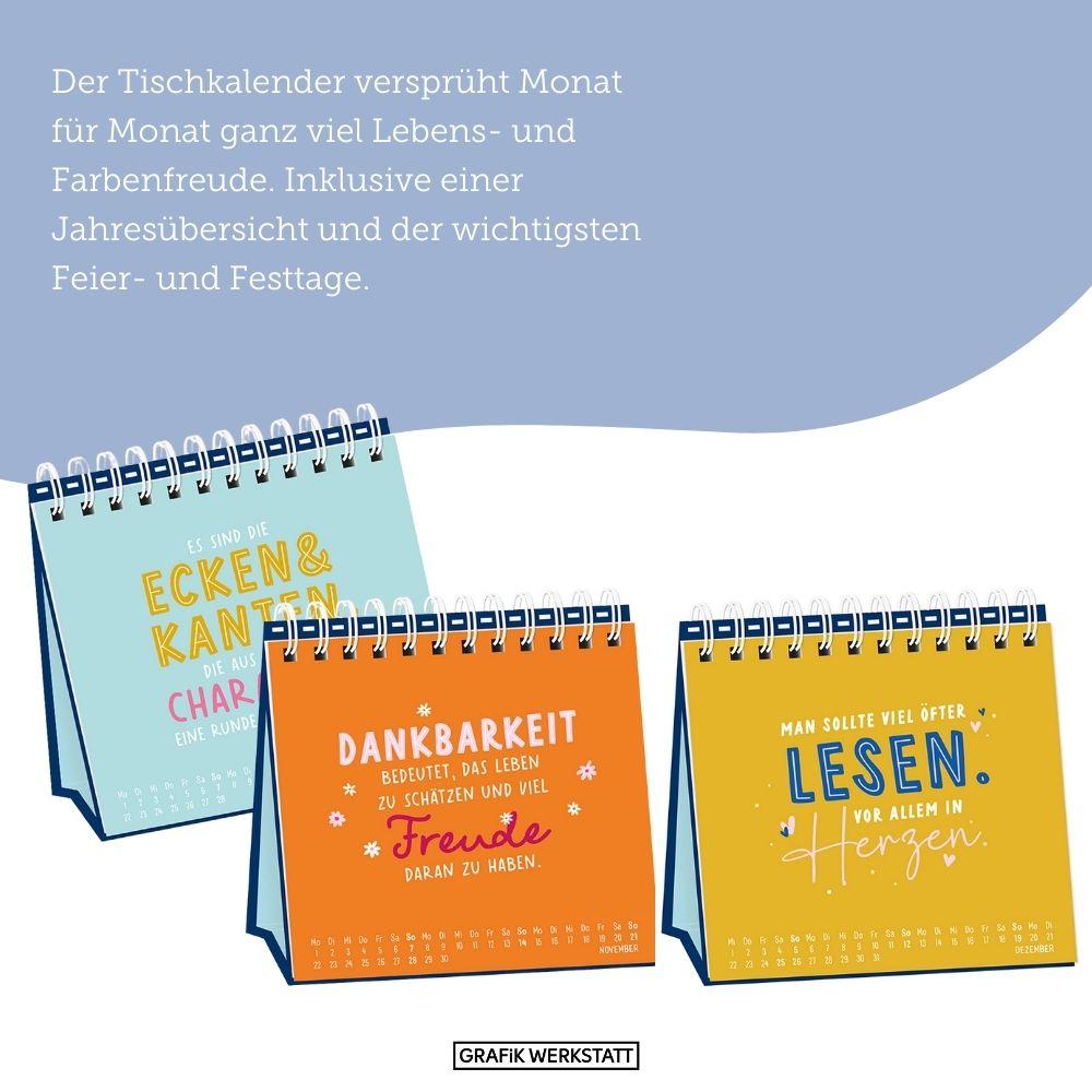 Beispielinhalt (Bild) Tischkalender 2027 Nimm dir Zeit