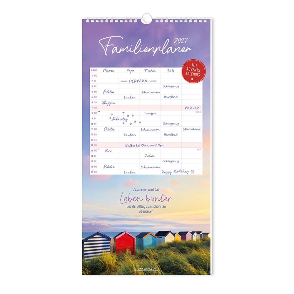 Vorderes Coverbild Familienplaner 2027 Classic