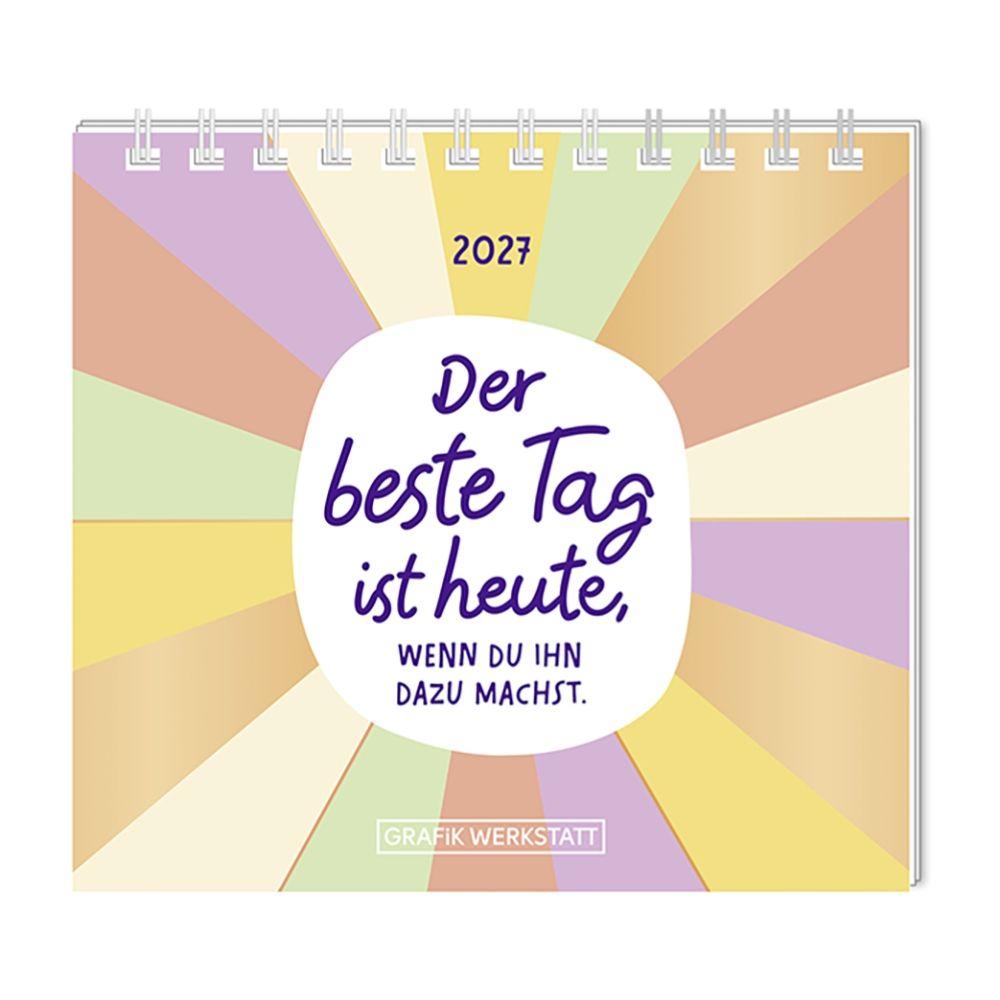 Vorderes Coverbild Mini-Kalender 2027 Der beste Tag