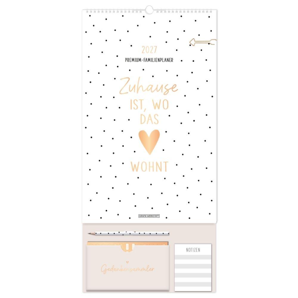 Vorderes Coverbild Premium-Familienplaner 2027