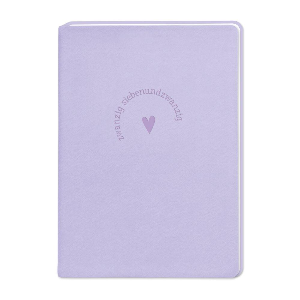 Vorderes Coverbild Terminplaner Lederlook 2027 Schwarz