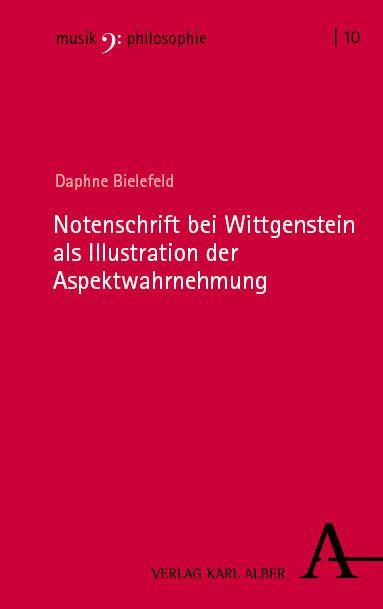 Vorderes Coverbild Notenschrift bei Wittgenstein als Illustration der Aspektwahrnehmung