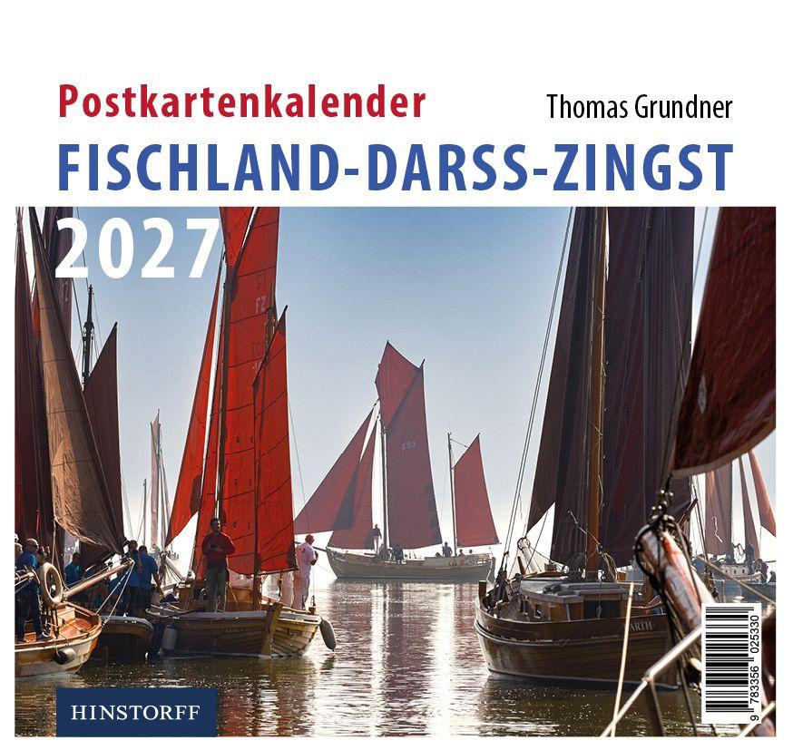 Vorderes Coverbild Postkartenkalender Fischland-Darß-Zingst 2027
