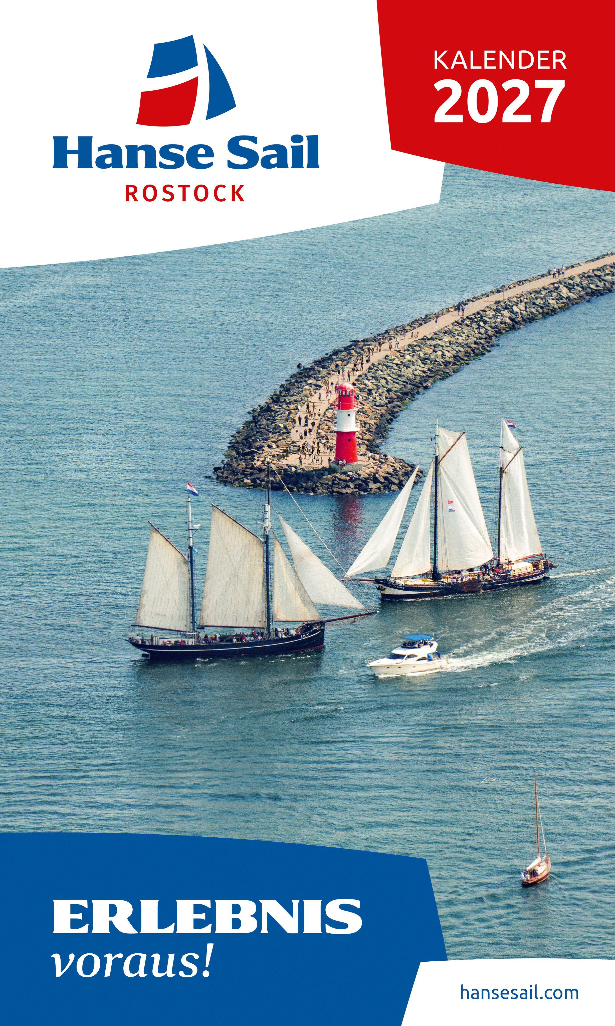 Vorderes Coverbild Kalender Hanse Sail 2027