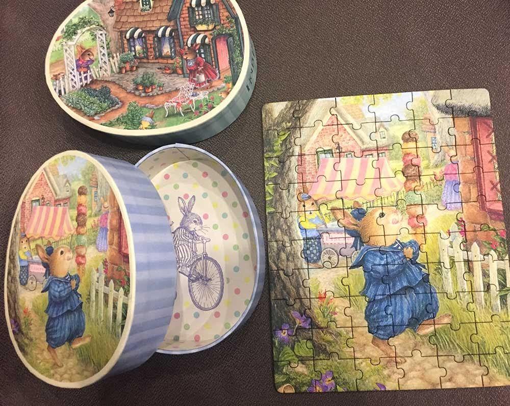 Beispielinhalt (Bild) Ei-Puzzle Osterhase - 60 Teile