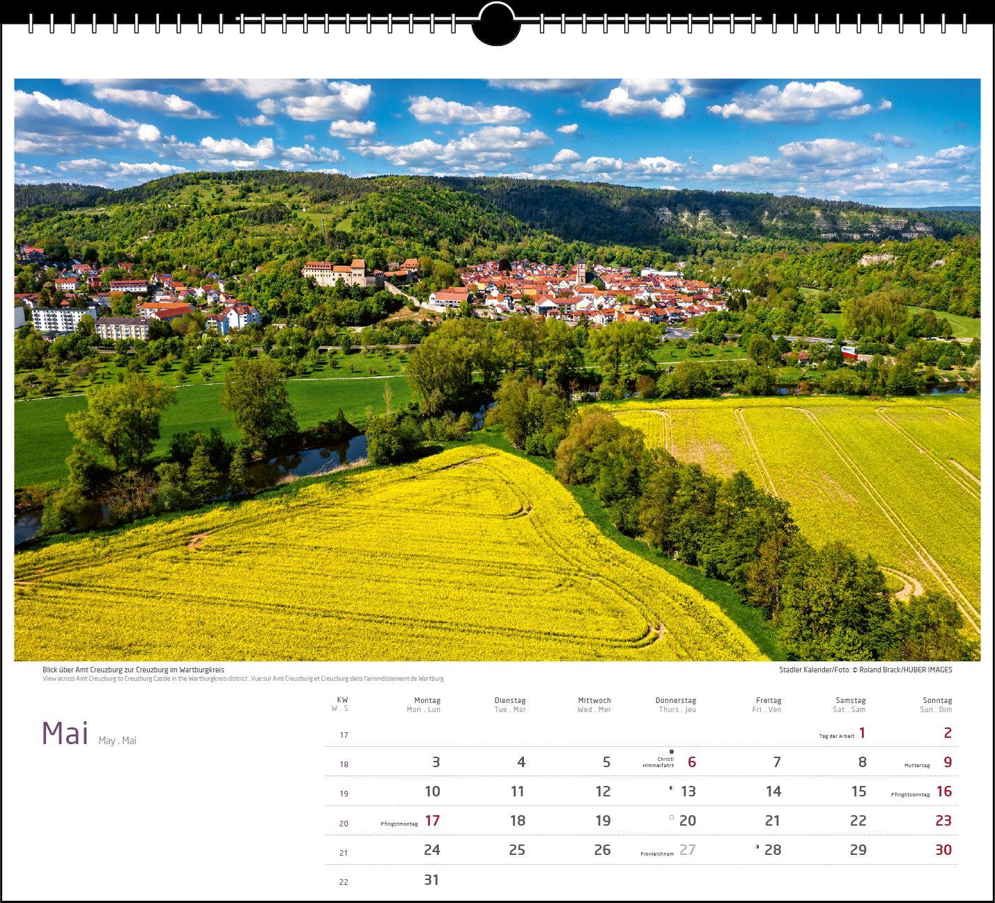 Beispielinhalt (Bild) Malerisches Thüringen 2027