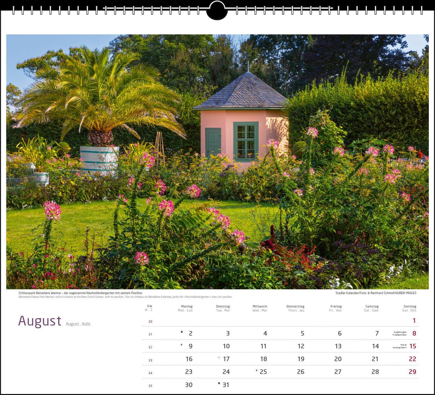 Beispielinhalt (Bild) Malerisches Thüringen 2027