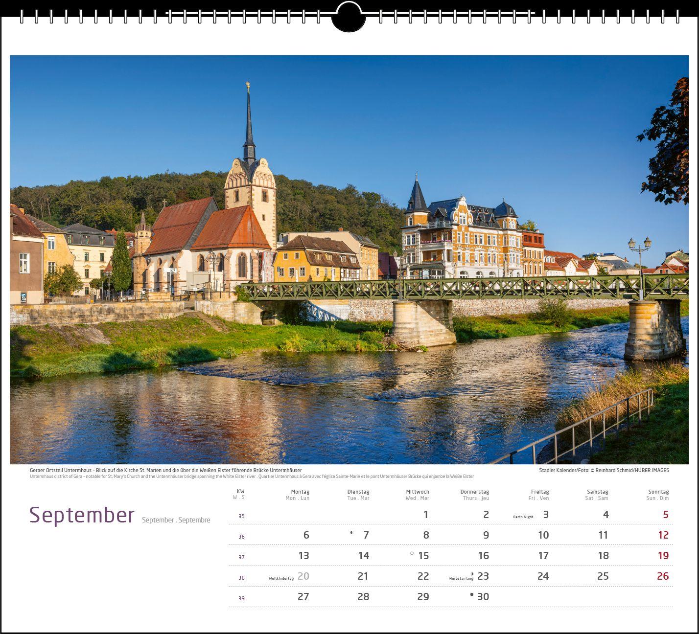 Beispielinhalt (Bild) Malerisches Thüringen 2027