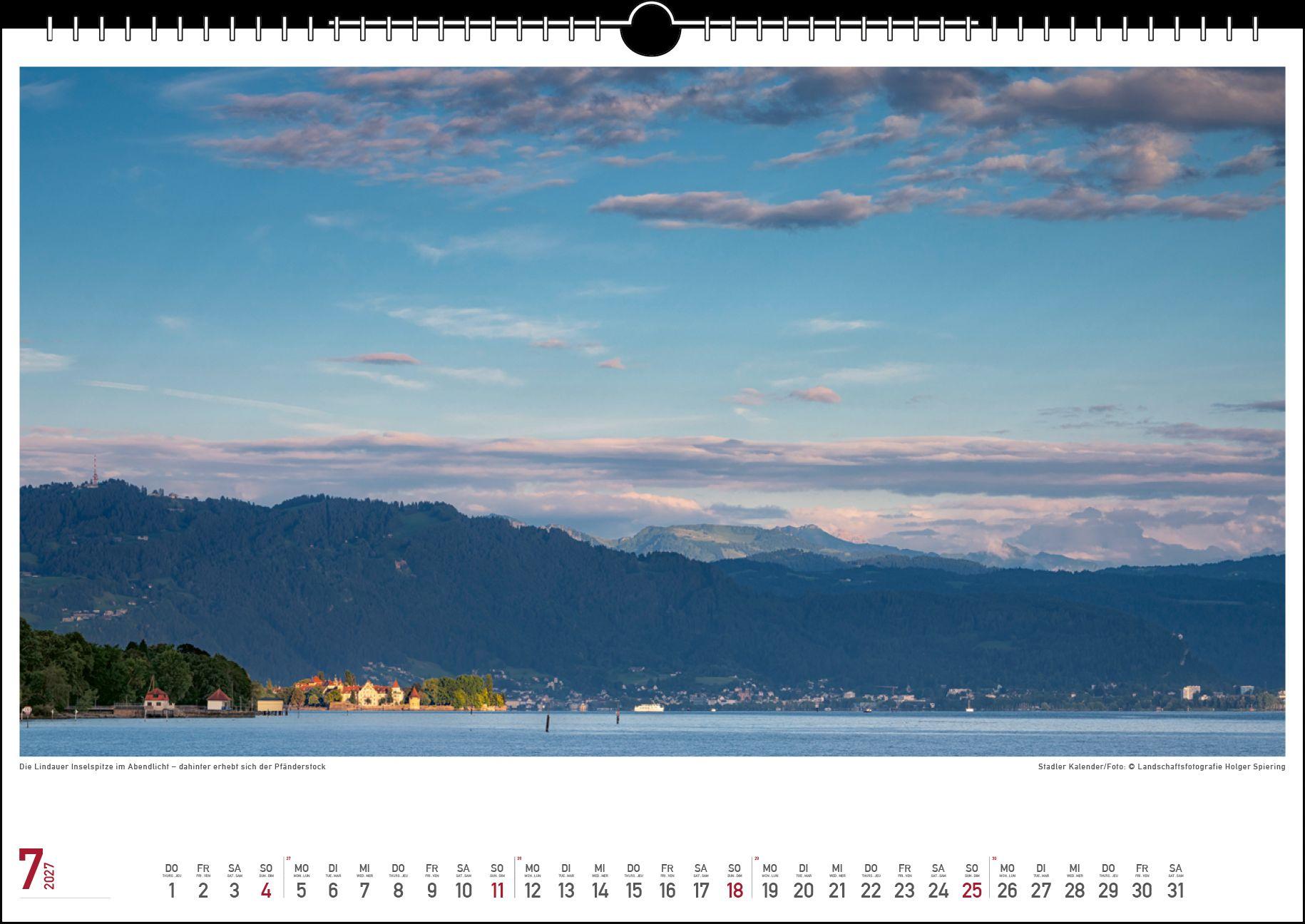 Beispielinhalt (Bild) Malerischer Bodensee 2027