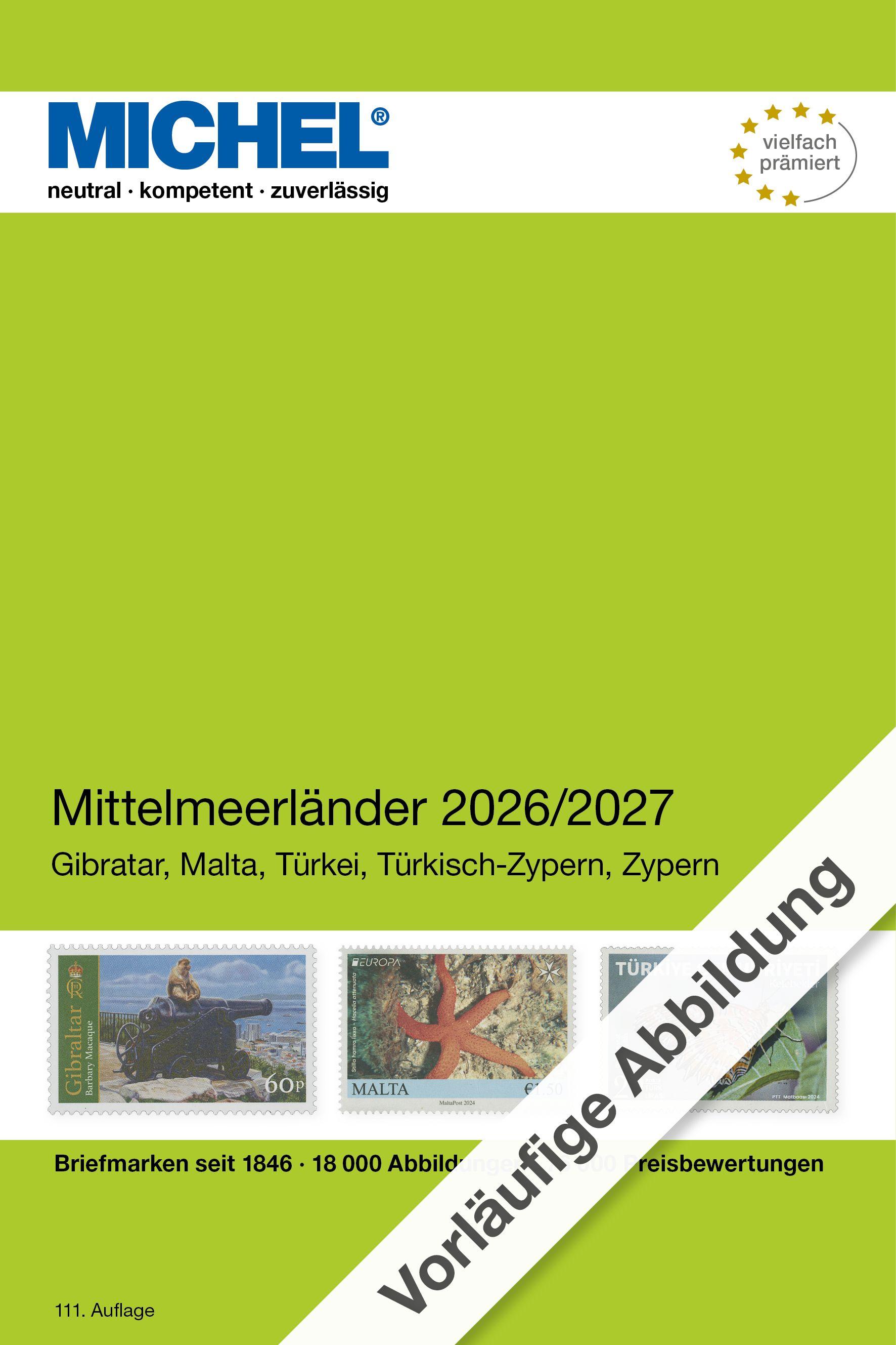 Vorderes Coverbild Mittelmeerländer 2026