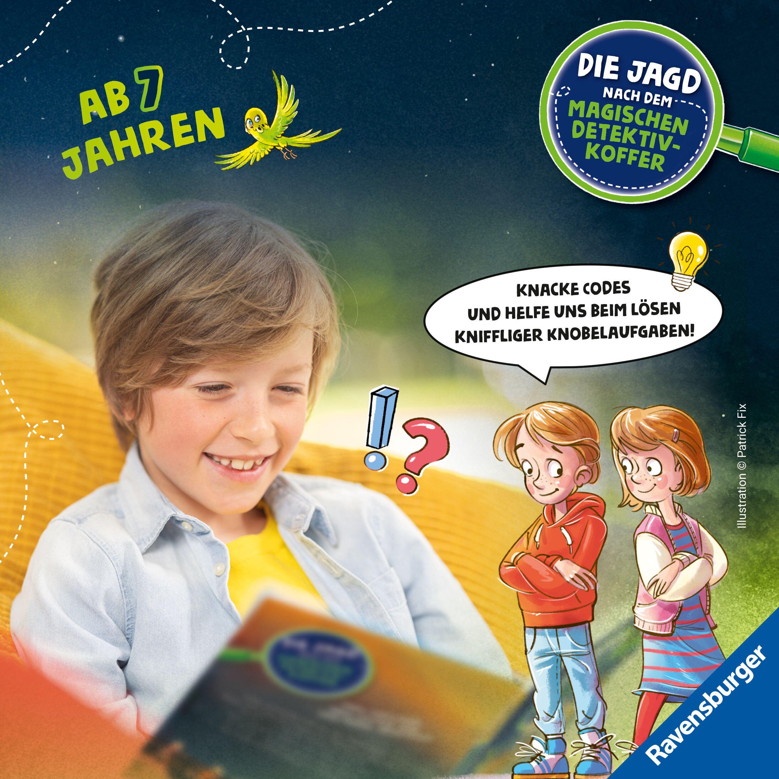 Beispielinhalt (Bild) Die Jagd nach dem magischen Detektivkoffer, Band 4 - Achtung, Raubritter!