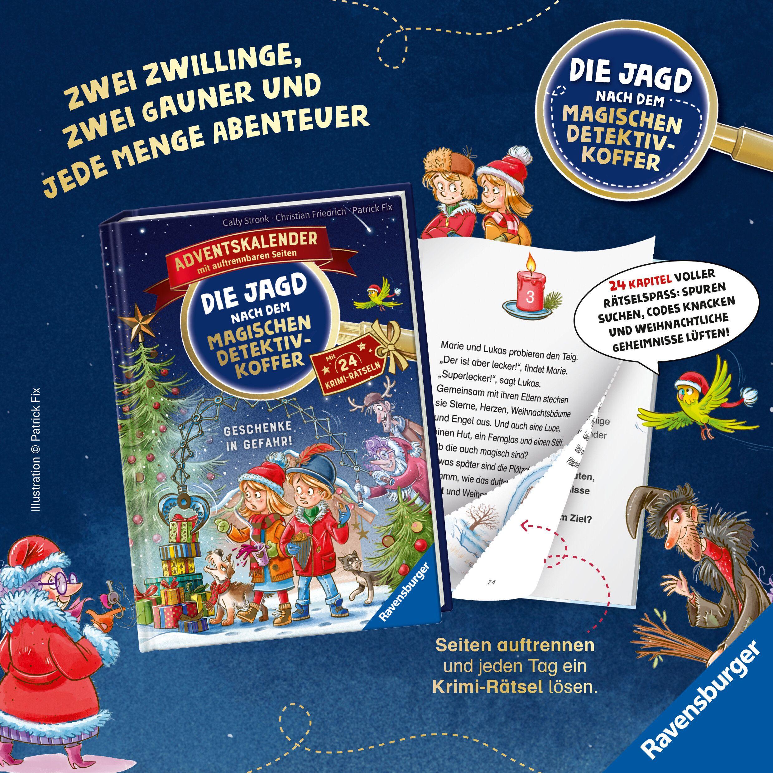 Beispielinhalt (Bild) Die Jagd nach dem magischen Detektivkoffer, Band 4 - Achtung, Raubritter!