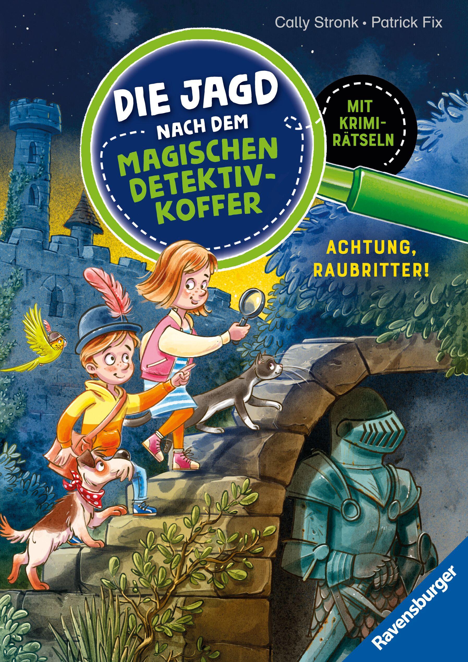 Vorderes Coverbild Die Jagd nach dem magischen Detektivkoffer, Band 4 - Achtung, Raubritter!