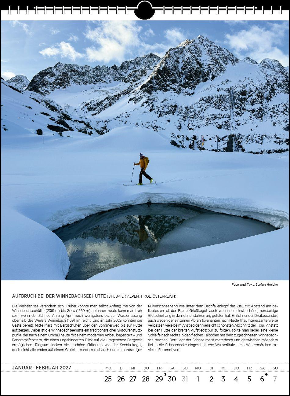 Beispielinhalt (Bild) Blodigs Alpenkalender 2027