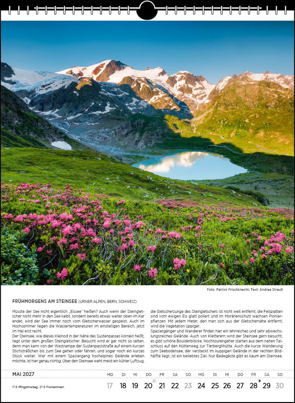 Beispielinhalt (Bild) Blodigs Alpenkalender 2027