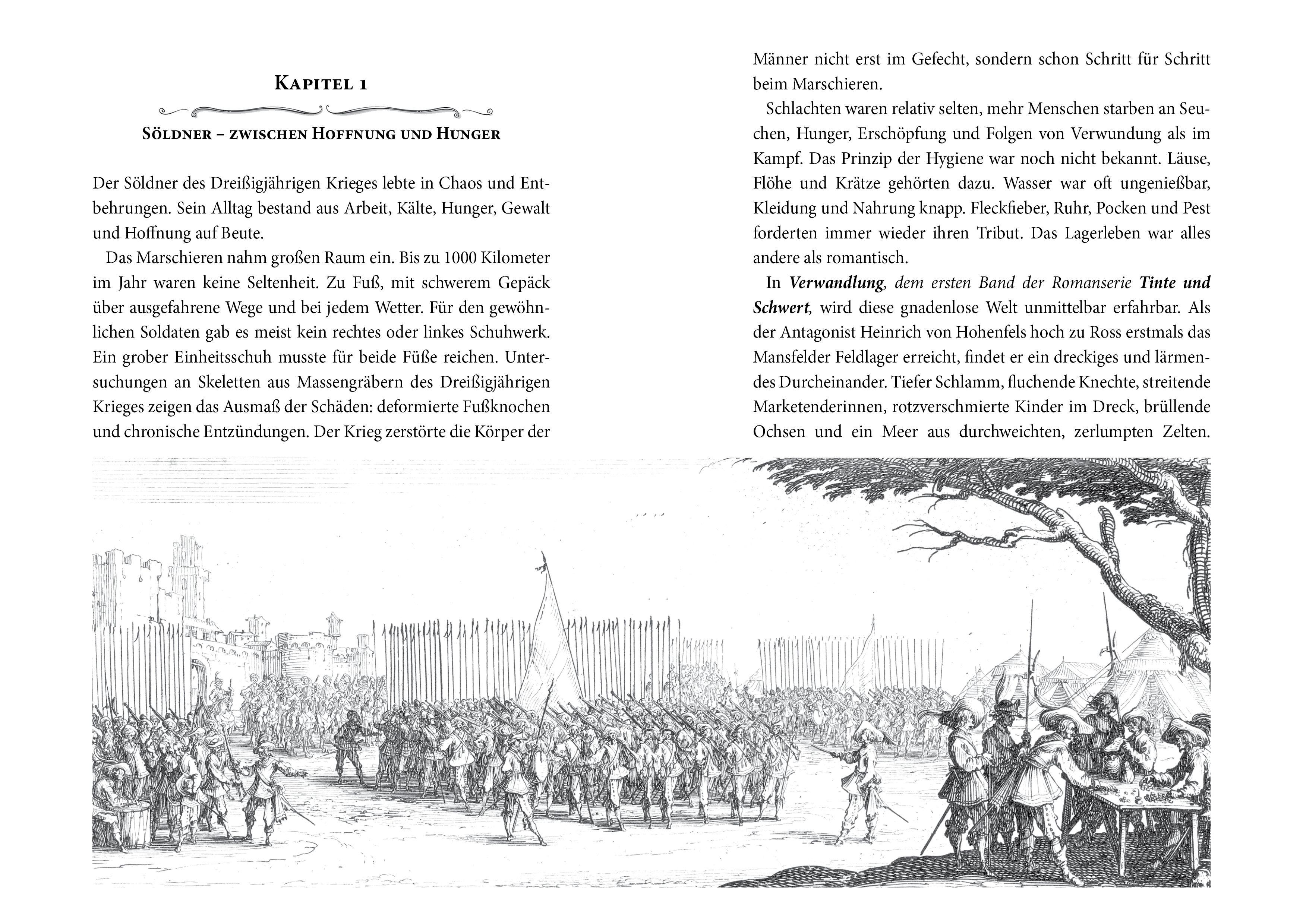 Beispielinhalt (Bild) TINTE und SCHWERT, Sonderedition