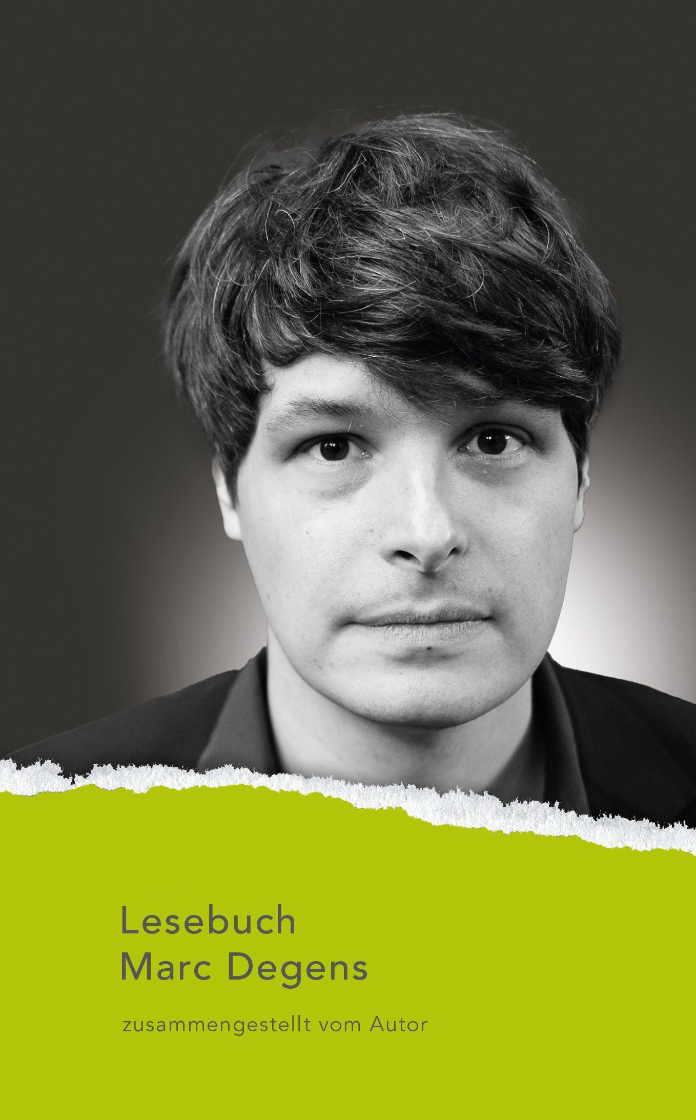 Vorderes Coverbild Lesebuch Marc Degens