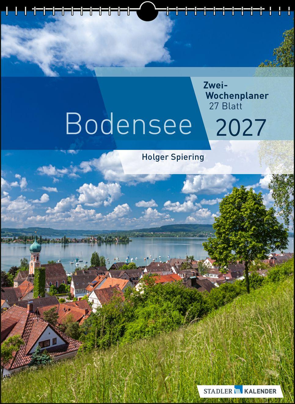 Vorderes Coverbild Zwei-Wochenplaner Bodensee 2027